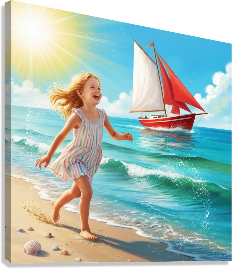 How beautiful is the innocence of children Canvas Print