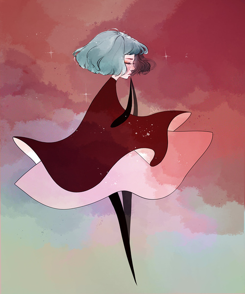 Gris Art Print