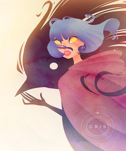 Gris Art Print