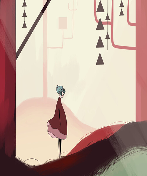 Gris Art Print