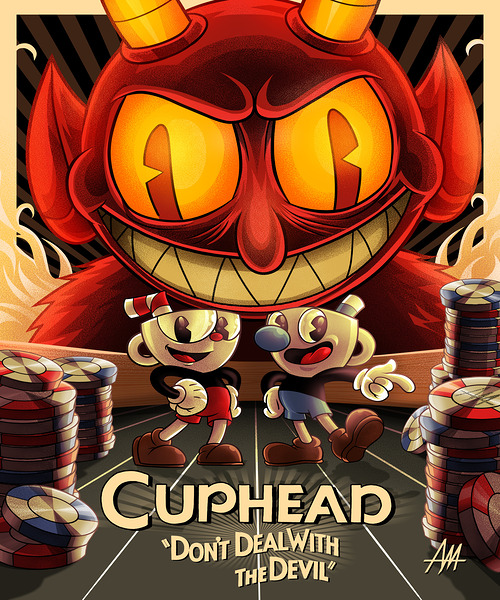 Cuphead Print