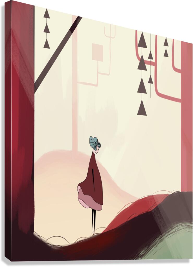 Gris Art Canvas Print