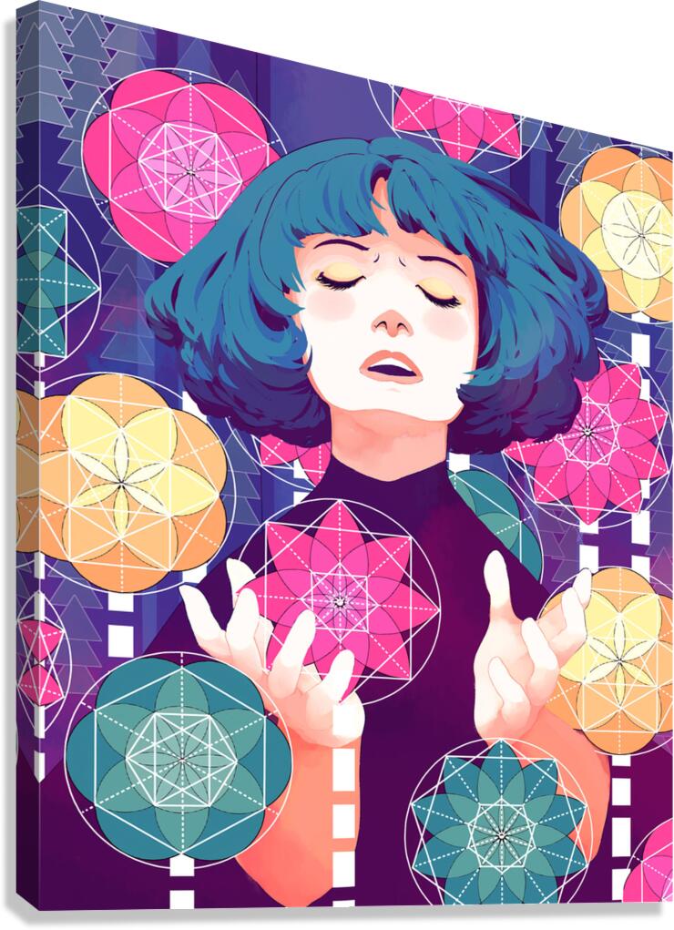 Gris Art Canvas Print