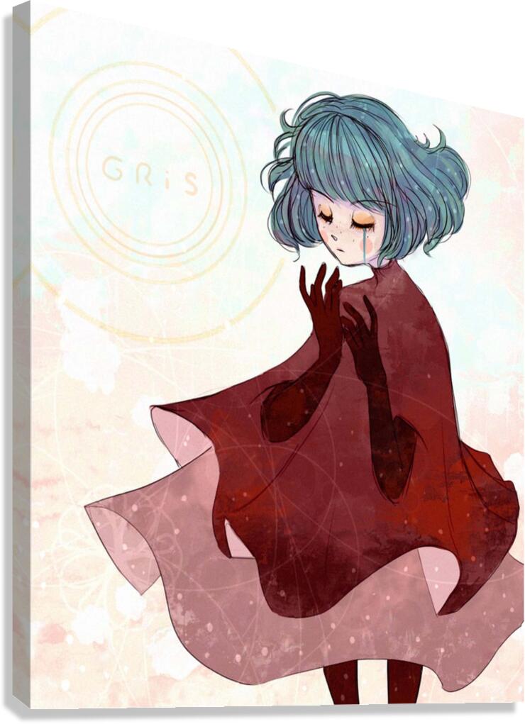 Gris Art Canvas Print