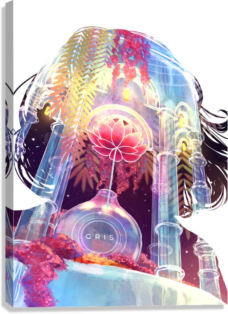 Gris Art Canvas Print