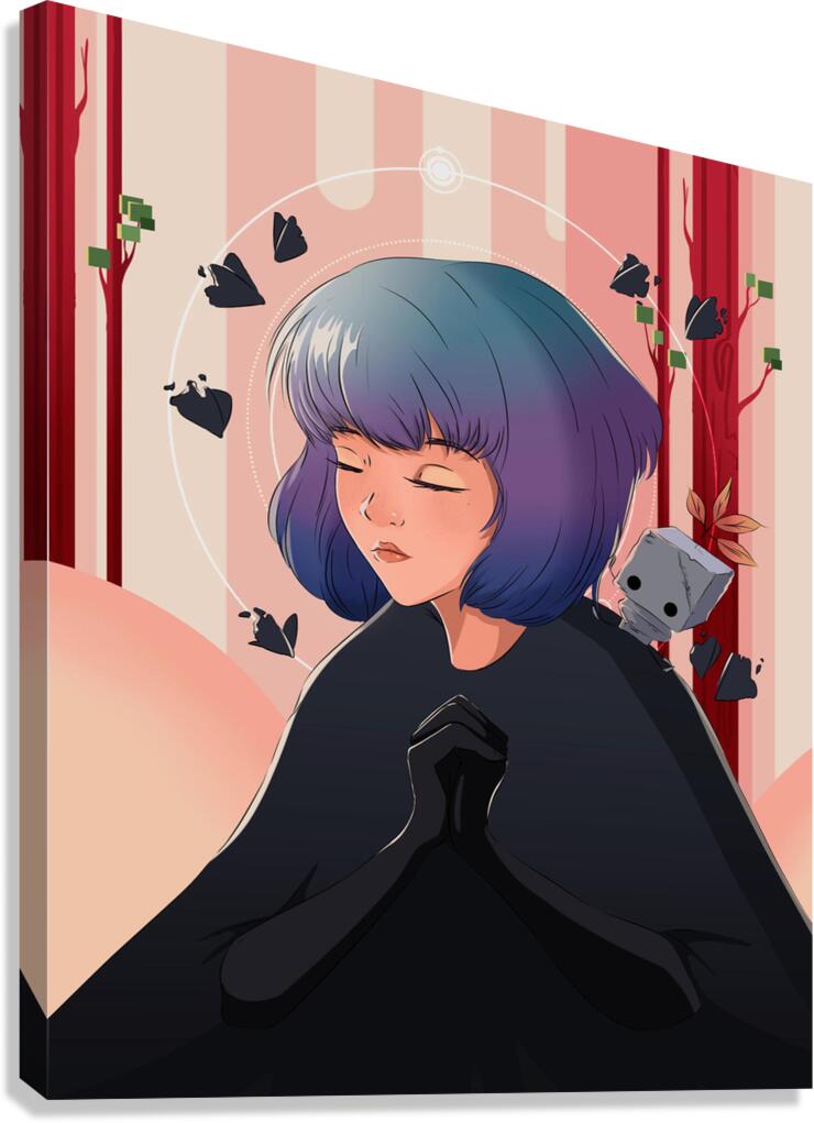 Gris Art Canvas Print