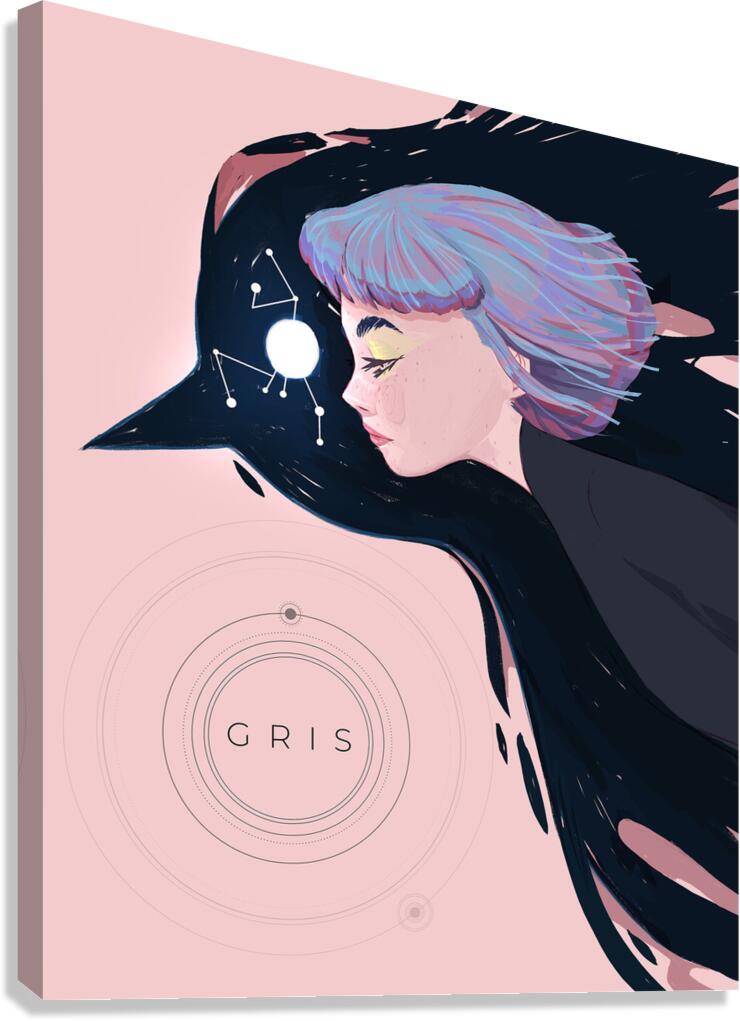 Gris Art Canvas Print