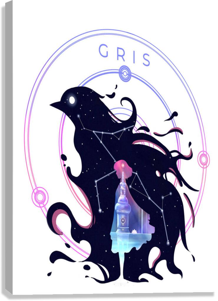 Gris Art Canvas Print