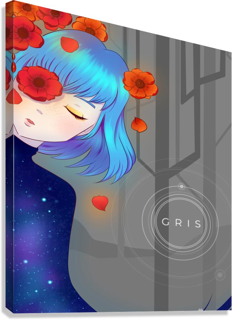 Gris Art Canvas Print