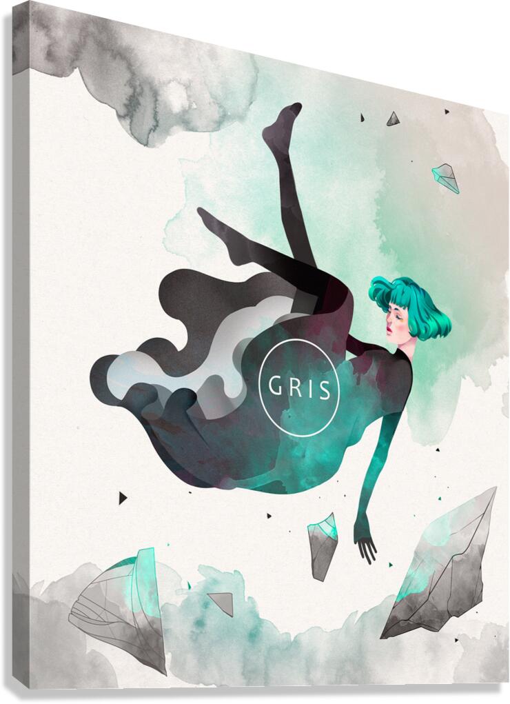 Gris Art Canvas Print