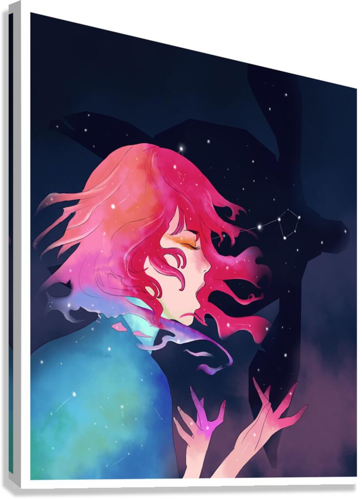 Gris Art Canvas Print