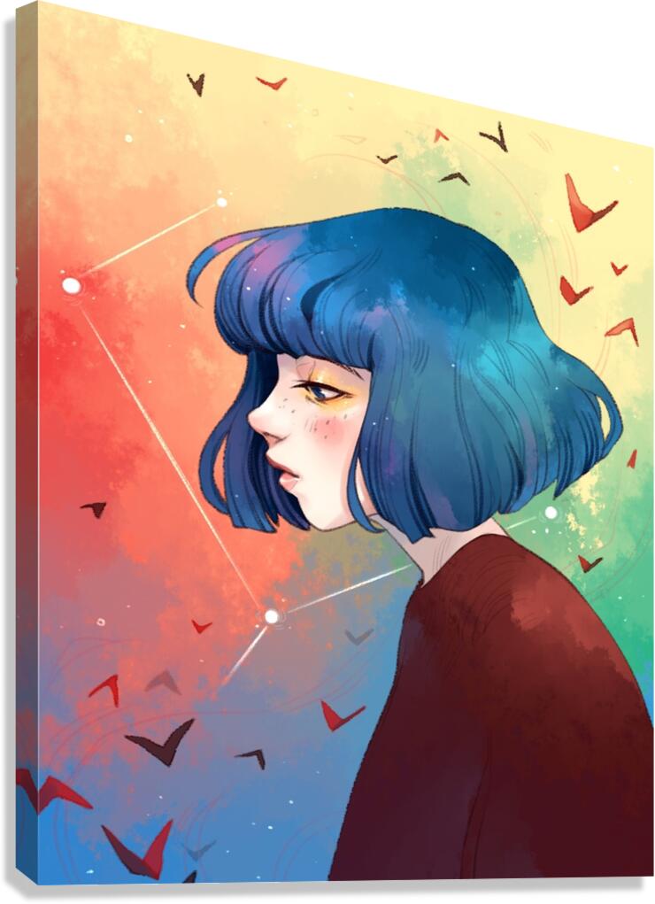 Gris Art Canvas Print