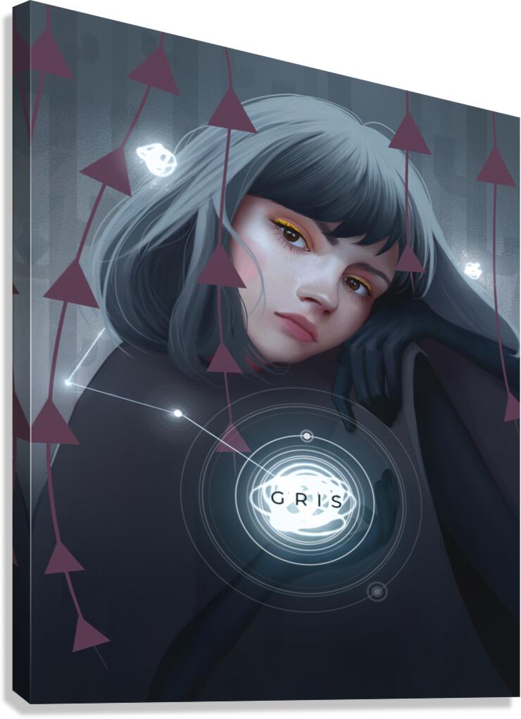 Gris Art Canvas Print