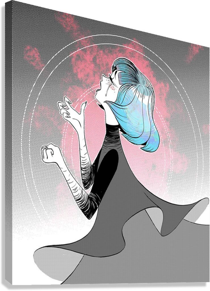 Gris Art Canvas Print