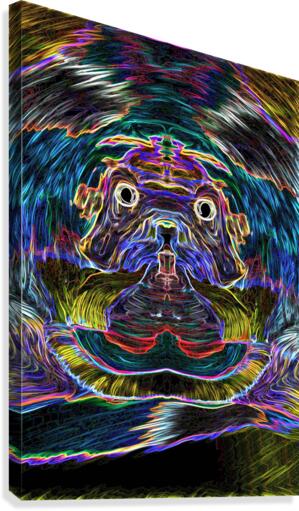 Wise Dog Canvas Print