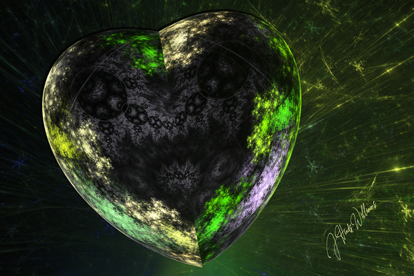 Emerald Heart Print