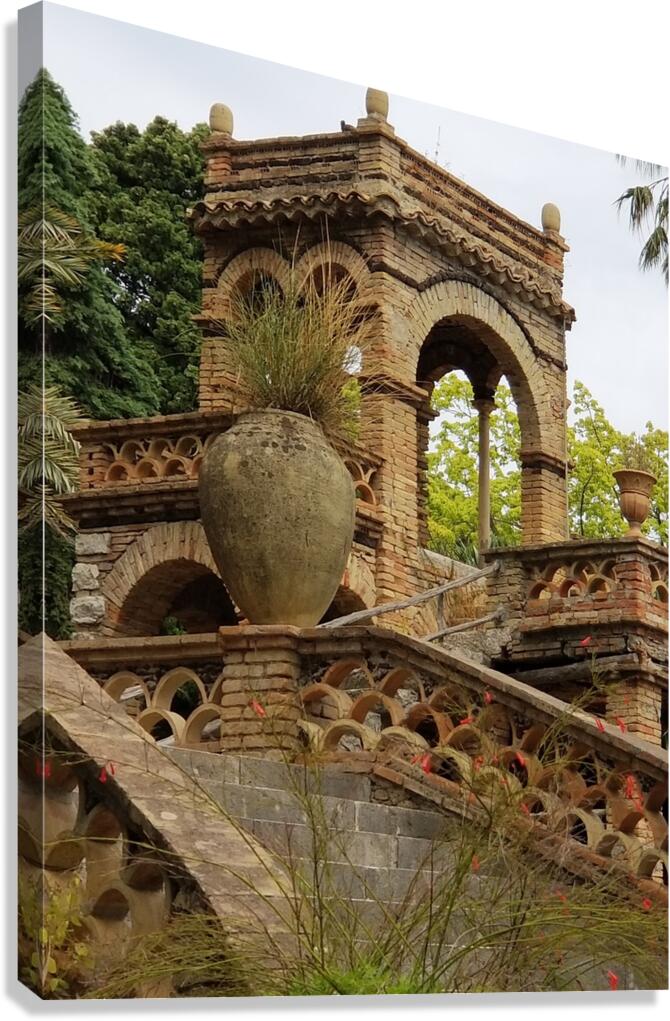 Hilltop Garden Canvas Print