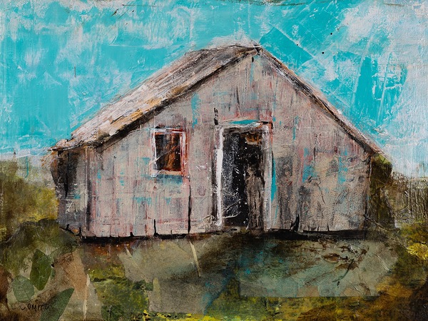 Old White Barn by Cecelia Comito