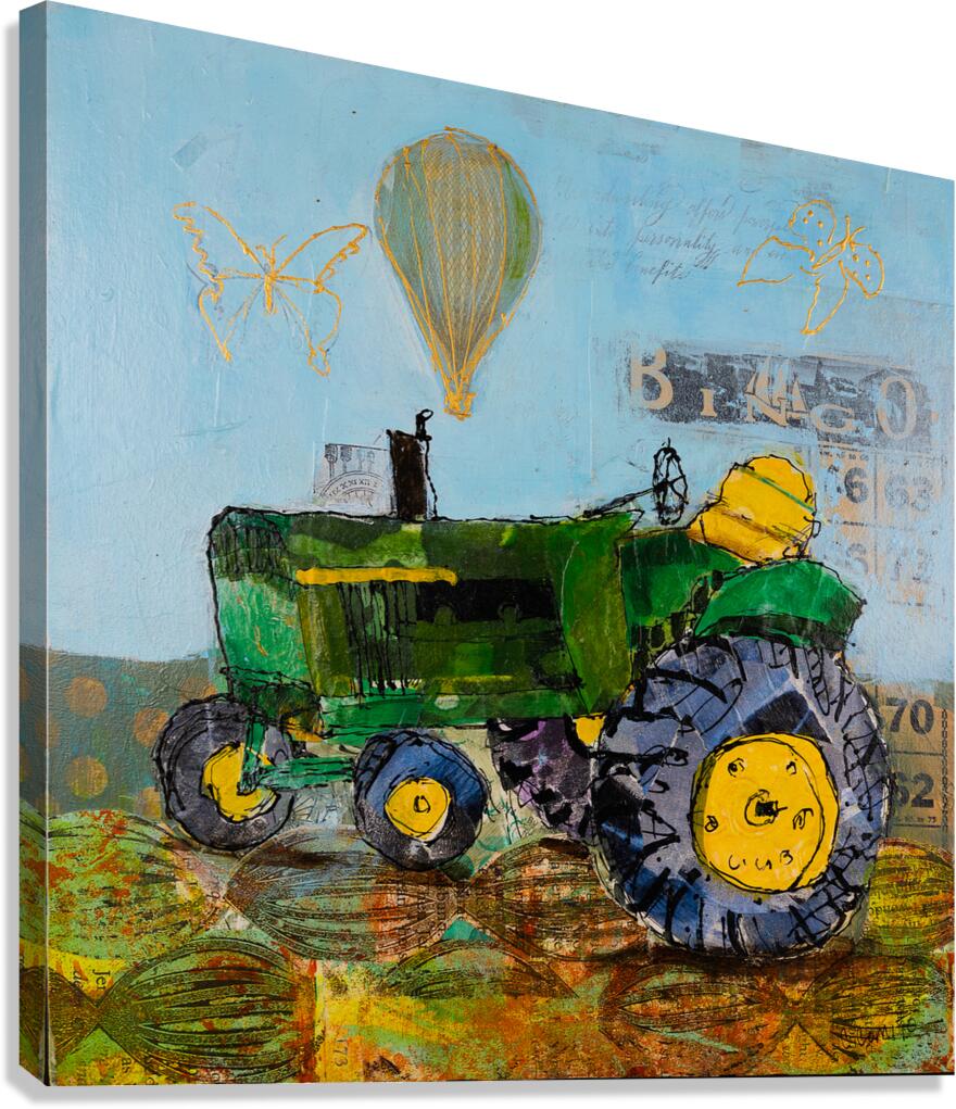 GreenTractor Canvas Print