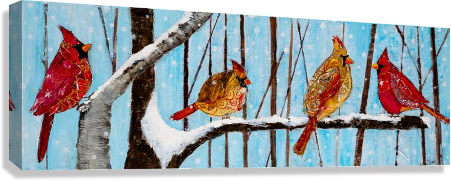 Winters Quartet Canvas Print