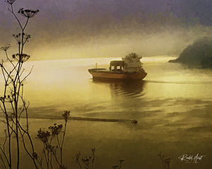 Big Ship  Little Boat
