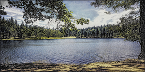 Forebay Lake panorama