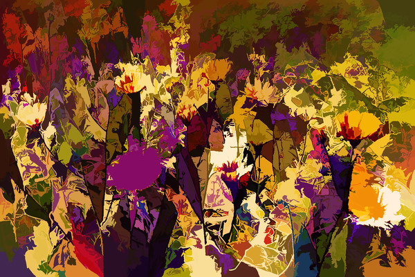 Color Bloom Print