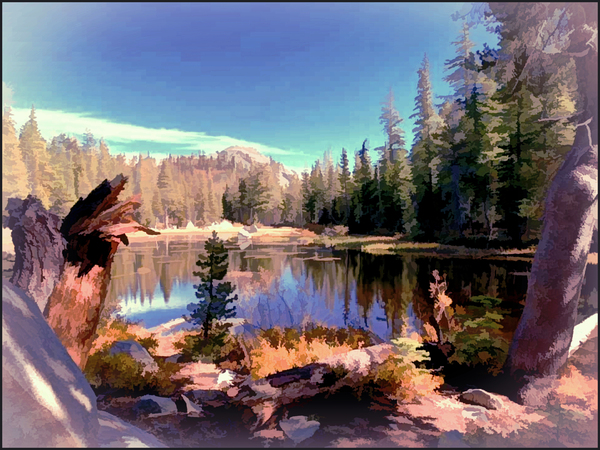 High Sierra Lake II Print