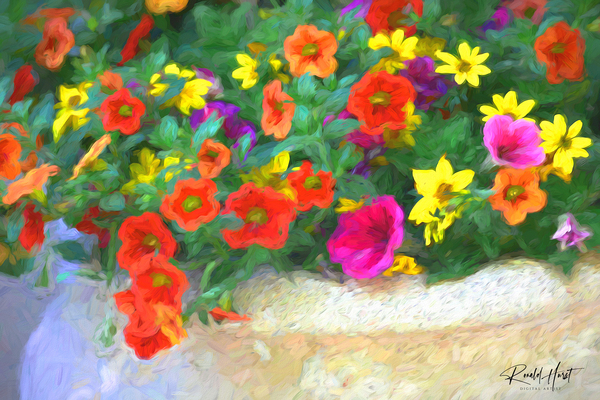 Monet Spring Flowers Print