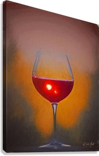 Sunset Wine Canvas Print