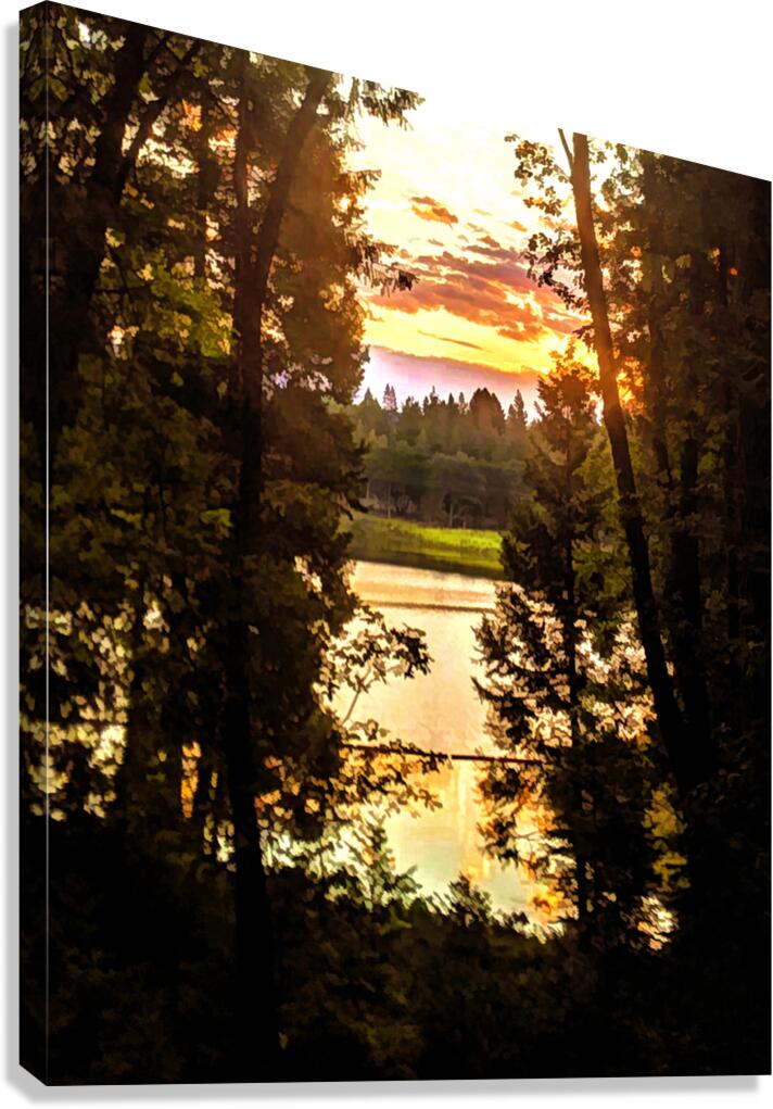 Forebay Canvas Print