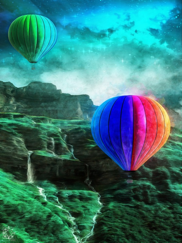 A Peaceful View Print