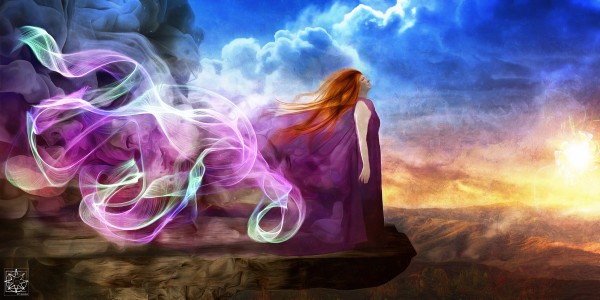 Ascension Lumineuse or Bright Ascent 2020 Version Print