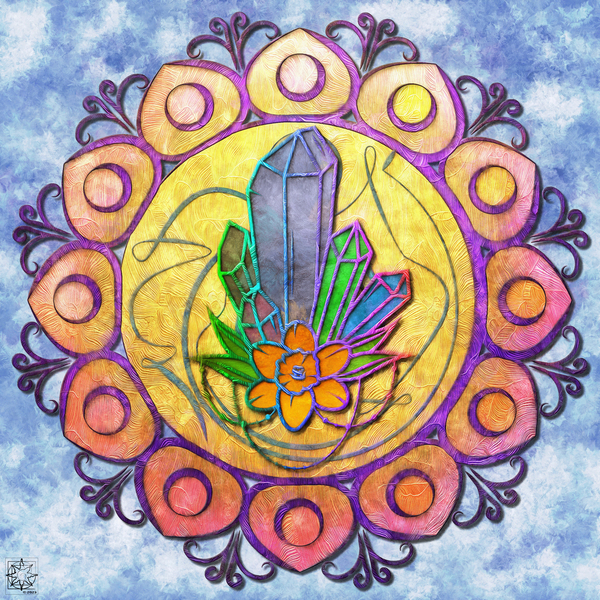 Crystalline Convergence Print