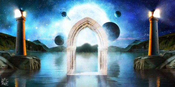 Door in the Lake Print