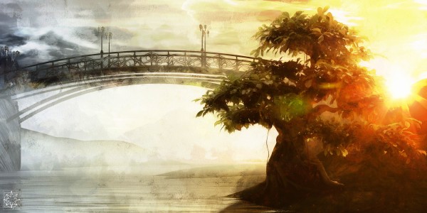 Stillness Bridge Print