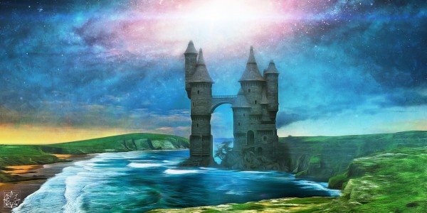 The Castle in the Sea Print