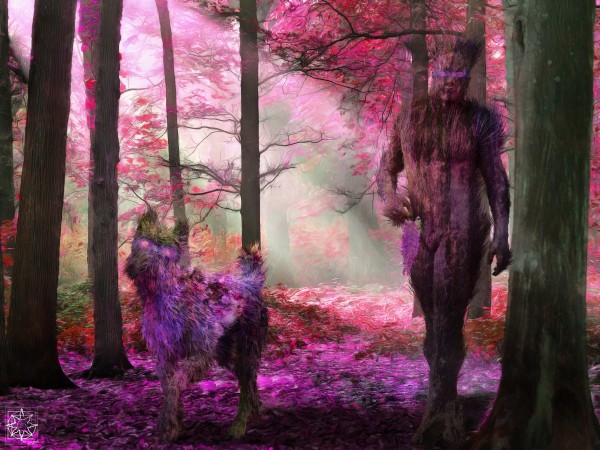 The Glade Walkers Print