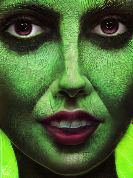 The Green Woman 3 Print