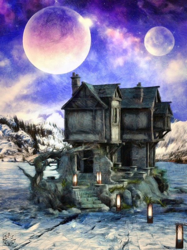 The Morrigans House Print