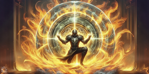 Engulfed in Flames Print