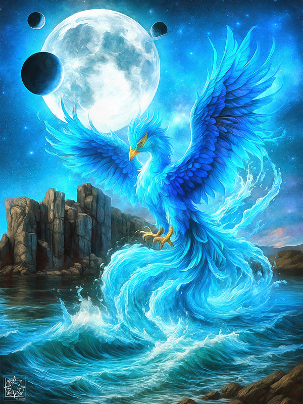 The Water Phoenix Print