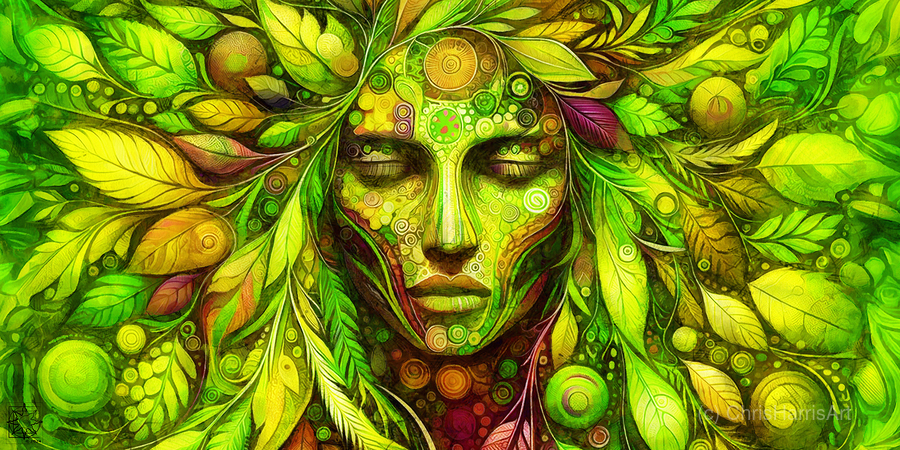 Earth Mother 1 by ChrisHarrisArt Wall Art