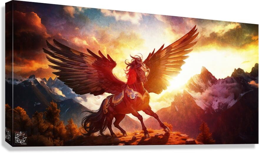 Winged Mountain Canvas Print