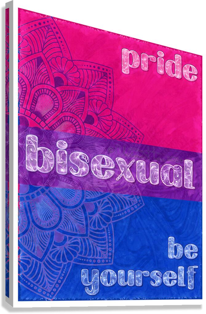 Bisexual Pride Canvas Print