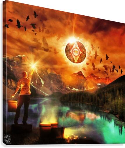 Gathering Light Canvas Print