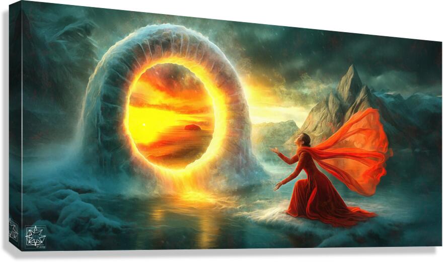 The Winter Gate Canvas Print