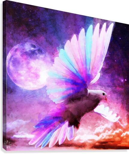 The Celestial Dove Canvas Print