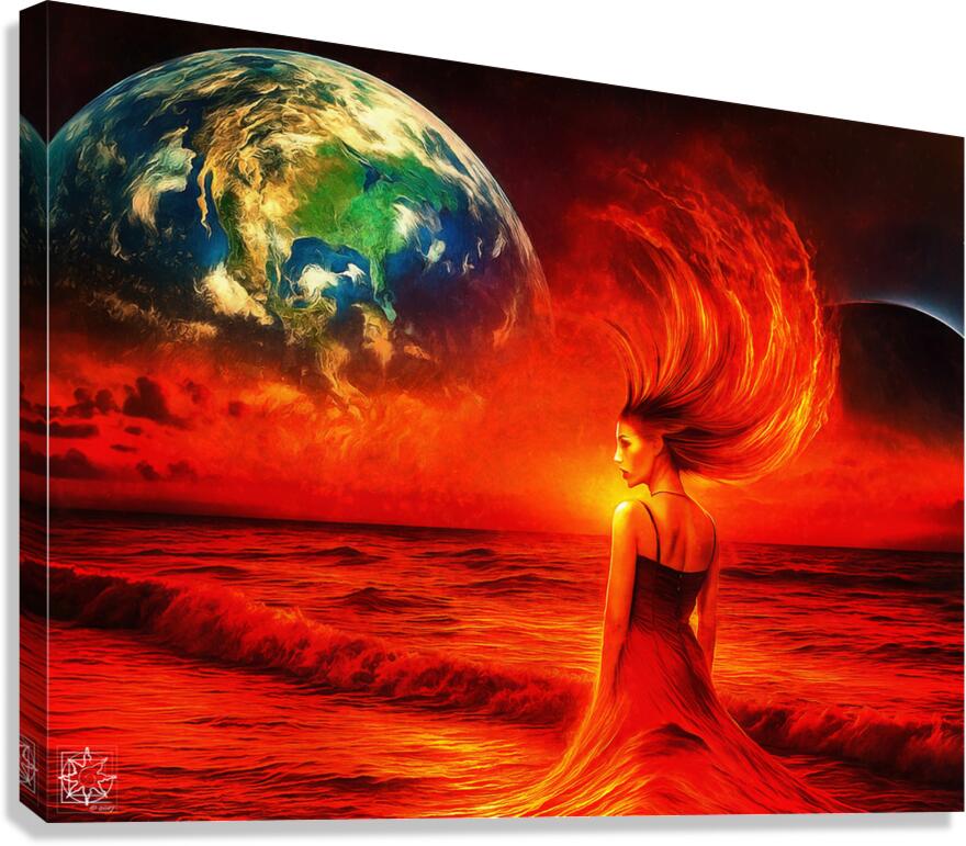 Water Prayer Canvas Print
