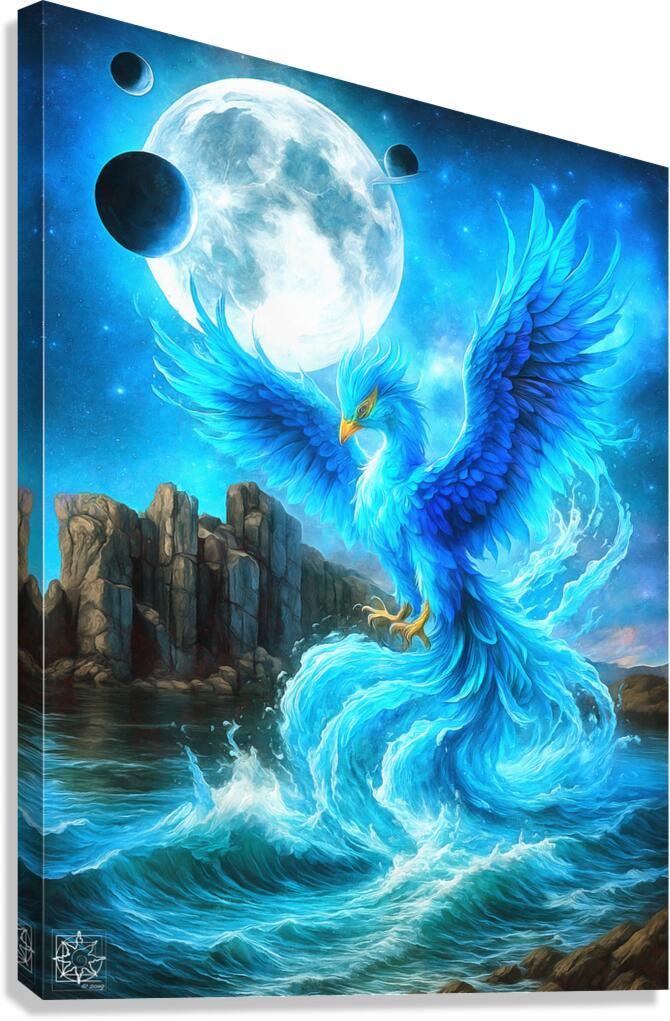 The Water Phoenix Canvas Print